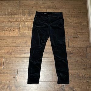 AG Velvet Farrah Skinny Jeans